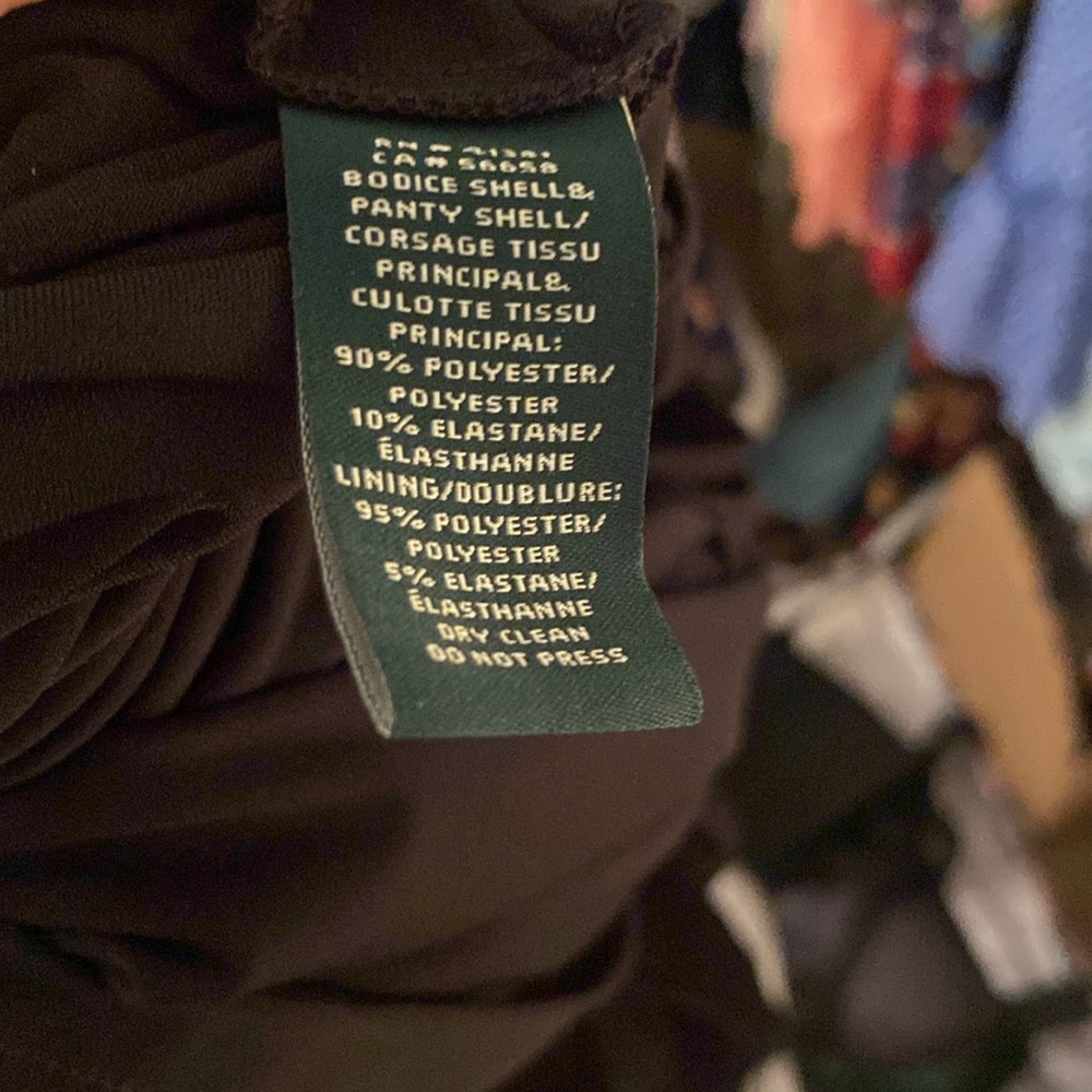 Ralph Lauren size 14 velvet jumpsuit 🔥shoulderless - Picture 10 of 10